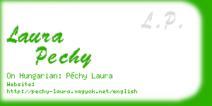 laura pechy business card