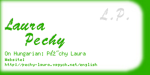laura pechy business card